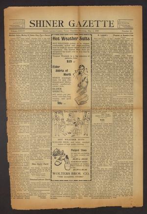 Shiner Gazette (Shiner, Tex.), Vol. 36, No. 24, Ed. 1 Thursday, May 2, 1929