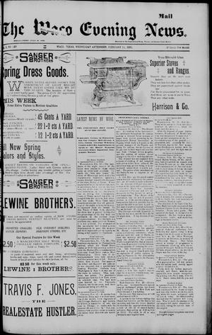 The Waco Evening News. (Waco, Tex.), Vol. 5, No. 189, Ed. 1, Wednesday, February 22, 1893