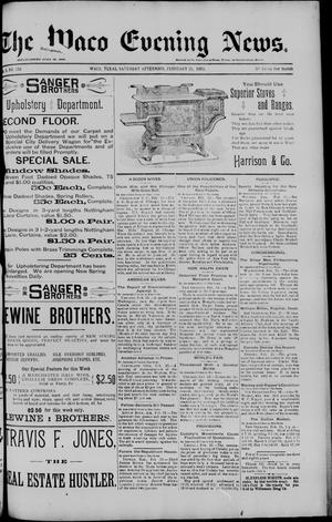 The Waco Evening News. (Waco, Tex.), Vol. 5, No. 192, Ed. 1, Saturday, February 25, 1893