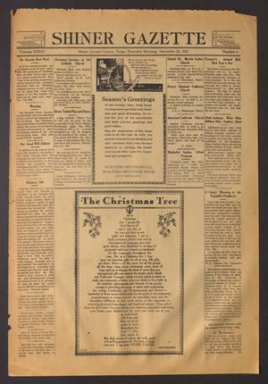 Shiner Gazette (Shiner, Tex.), Vol. 39, No. 4, Ed. 1 Thursday, December 24, 1931