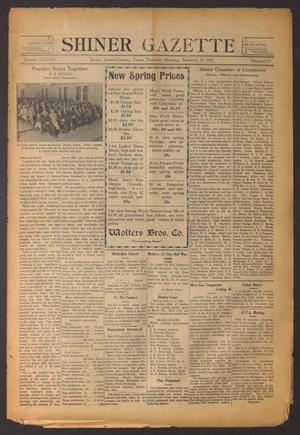 Shiner Gazette (Shiner, Tex.), Vol. 38, No. 12, Ed. 1 Thursday, February 19, 1931