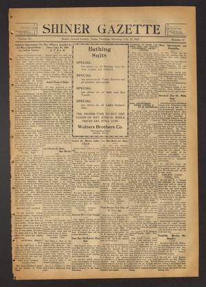 Shiner Gazette (Shiner, Tex.), Vol. 40, No. 33, Ed. 1 Thursday, July 27, 1933