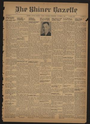 Primary view of object titled 'The Shiner Gazette (Shiner, Tex.), Vol. 51, No. 40, Ed. 1 Thursday, October 4, 1945'.