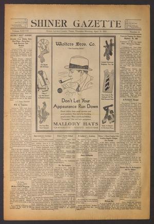 Shiner Gazette (Shiner, Tex.), Vol. 38, No. 21, Ed. 1 Thursday, April 23, 1931