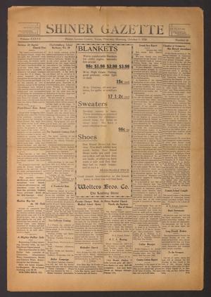 Shiner Gazette (Shiner, Tex.), Vol. 37, No. 46, Ed. 1 Thursday, October 9, 1930