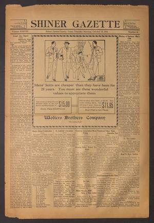 Shiner Gazette (Shiner, Tex.), Vol. 38, No. 46, Ed. 1 Thursday, October 15, 1931
