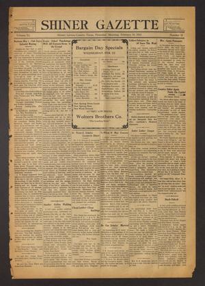Shiner Gazette (Shiner, Tex.), Vol. 40, No. 10, Ed. 1 Thursday, February 16, 1933