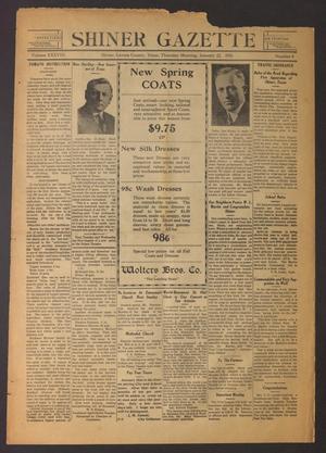 Shiner Gazette (Shiner, Tex.), Vol. 38, No. 8, Ed. 1 Thursday, January 22, 1931