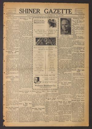 Shiner Gazette (Shiner, Tex.), Vol. 41, No. 21, Ed. 1 Thursday, May 10, 1934