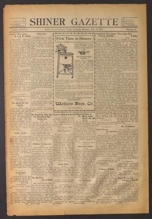 Primary view of object titled 'Shiner Gazette (Shiner, Tex.), Vol. 38, No. 34, Ed. 1 Thursday, July 23, 1931'.