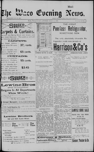 The Waco Evening News. (Waco, Tex.), Vol. 5, No. 217, Ed. 1, Monday, March 27, 1893