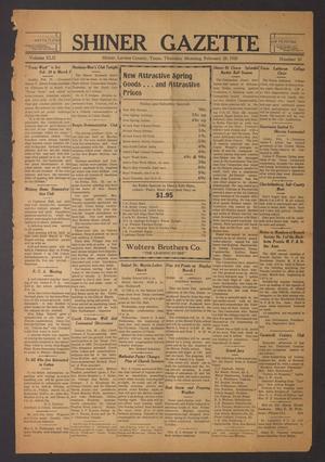 Shiner Gazette (Shiner, Tex.), Vol. 42, No. 10, Ed. 1 Thursday, February 28, 1935