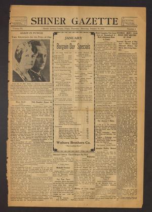Shiner Gazette (Shiner, Tex.), Vol. 40, No. 6, Ed. 1 Thursday, January 19, 1933