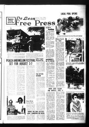De Leon Free Press (De Leon, Tex.), Vol. 84, No. 52, Ed. 1 Thursday, June 10, 1971