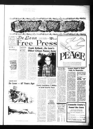 De Leon Free Press (De Leon, Tex.), Vol. 85, No. 29, Ed. 1 Thursday, December 28, 1972
