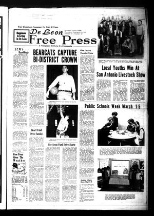 De Leon Free Press (De Leon, Tex.), Vol. 84, No. 37, Ed. 1 Thursday, February 25, 1971