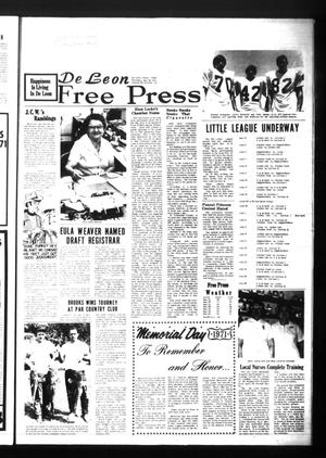 Primary view of object titled 'De Leon Free Press (De Leon, Tex.), Vol. 84, No. 50, Ed. 1 Thursday, May 27, 1971'.