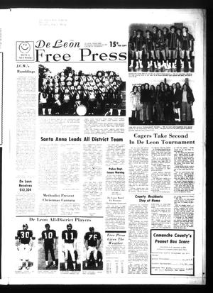 Primary view of object titled 'De Leon Free Press (De Leon, Tex.), Vol. 85, No. 27, Ed. 1 Thursday, December 14, 1972'.
