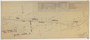 Primary view of object titled 'Right of Way and Track Map St. Louis Southwestern Railway Company of Texas Ft. Worth Branch'.