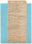 Primary view of [Handwritten Railroad Firemen Seniority List]