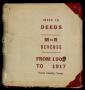 Primary view of Travis County Deed Records: Reverse Index to Deeds 1909-1917 M-R