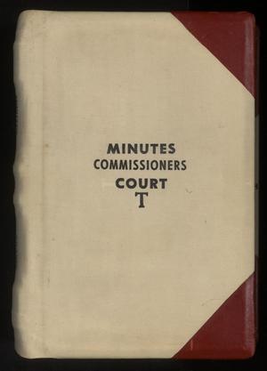 Primary view of object titled 'Travis County Clerk Records: Commissioners Court Minutes T'.