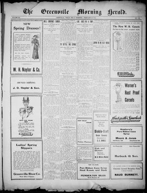 The Greenville Morning Herald. (Greenville, Tex.), Vol. 20, No. 130, Ed. 1, Friday, February 25, 1910