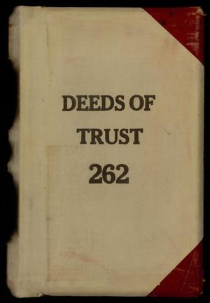 Primary view of object titled 'Travis County Deed Records: Deed Record 262 - Deeds of Trust'.