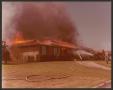 Photograph: [Dallas firefighters saving a burning ranch-style house #2]