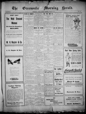The Greenville Morning Herald. (Greenville, Tex.), Vol. 20, No. 148, Ed. 1, Sunday, March 6, 1910