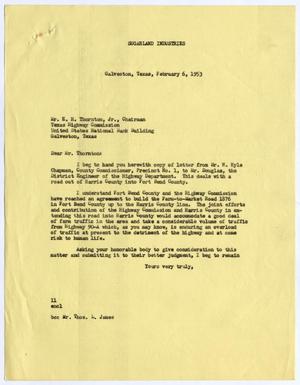 [Letter from I. H. Kempner to E. H. Thornton, Jr., February 6, 1953]