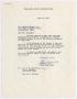 Letter: [Letter from Thomas Leroy James to Benito Longoria, Jr., June 14, 195…
