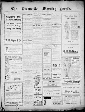 The Greenville Morning Herald. (Greenville, Tex.), Vol. 20, No. 214, Ed. 1, Saturday, May 21, 1910