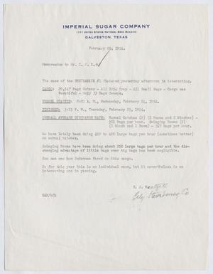 [Letter from E. A. Mantzel to Isaac Herbert Kempner, February 26, 1954]