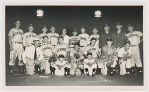 Primary view of object titled '[1954 Plymouth Oilers Baseball Team]'.