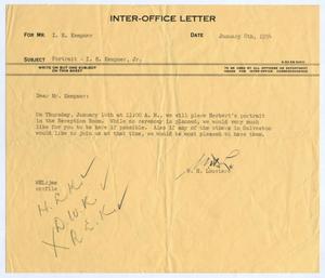 [Letter from William H. Louviere to I. H. Kempner, January 8, 1954]