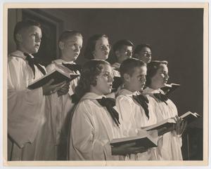 Primary view of object titled '[Plymouth Camp Children's Choir]'.