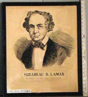 [Illustration of Mirabeau B. Lamar]