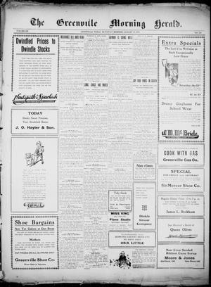 The Greenville Morning Herald. (Greenville, Tex.), Vol. 20, No. 285, Ed. 1, Saturday, August 13, 1910