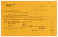 Primary view of [Invoice for Sugarland Industries, August 27, 1954]