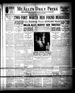 McAllen Daily Press (McAllen, Tex.), Vol. 9, No. 171, Ed. 1 Sunday, July 7, 1929