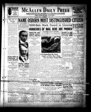 McAllen Daily Press (McAllen, Tex.), Vol. 9, No. 199, Ed. 1 Thursday, August 8, 1929