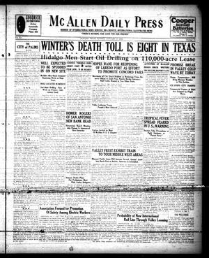 McAllen Daily Press (McAllen, Tex.), Vol. 10, No. 21, Ed. 1 Sunday, January 12, 1930
