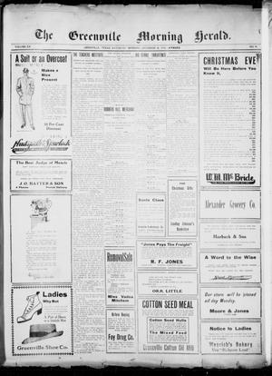 The Greenville Morning Herald. (Greenville, Tex.), Vol. 20, No. 98, Ed. 1, Saturday, December 24, 1910