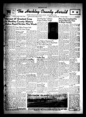 The Hockley County Herald (Levelland, Tex.), Vol. 19, No. 13, Ed. 1 Thursday, October 29, 1942
