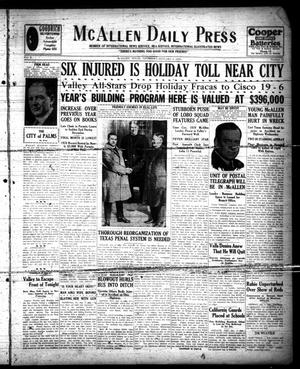 McAllen Daily Press (McAllen, Tex.), Vol. 10, No. 13, Ed. 1 Thursday, January 2, 1930