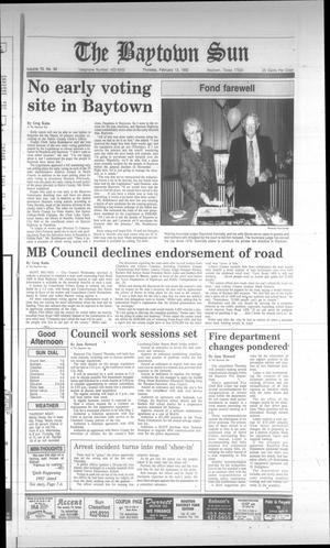 The Baytown Sun (Baytown, Tex.), Vol. 70, No. 90, Ed. 1 Thursday, February 13, 1992