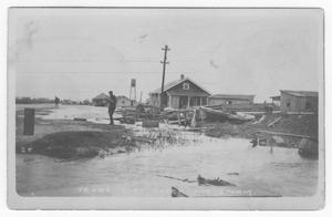 [Photograph of Texas City After Storm]
