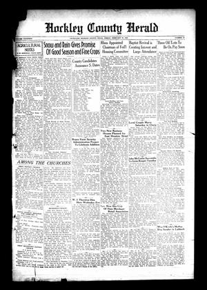 Primary view of object titled 'Hockley County Herald (Levelland, Tex.), Vol. 14, No. 29, Ed. 1 Friday, February 25, 1938'.