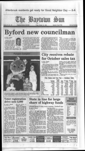 The Baytown Sun (Baytown, Tex.), Vol. 70, No. 301, Ed. 1 Friday, October 16, 1992